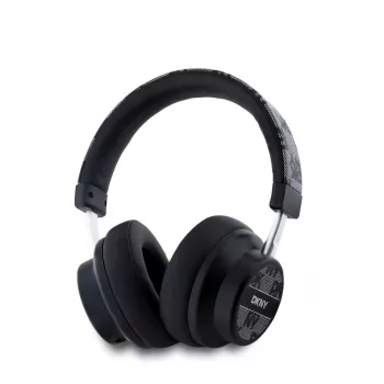 DKNY DKBHM2PCSHLK „Bluetooth“ ausinės ant galvos, juodas languotas raštas