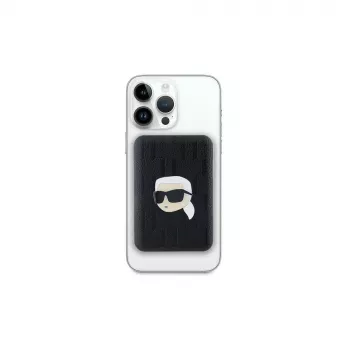 KARL LAGERFELD KLPB5FPGKSKIHK Belaidis maitinimo bankas 5000mAh 15W MagSafe Juodas