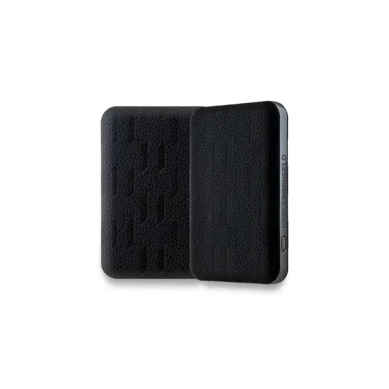KARL LAGERFELD KLPB5FPGKSKIHK Belaidis maitinimo bankas 5000mAh 15W MagSafe Juodas