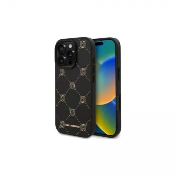 Karl Lagerfeld MagSafe Karl Head Case, skirtas iPhone 16 Pro Max (Juoda)