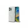 Guess GUHMP16LH4DTEH iPhone 16 Pro 6,3 inch White Hardcase IML 4G Background MagSafe
