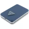 GUESS Grained Triangle Wireless Power Bank 5000mAh 15W USB-C MagSafe Blue