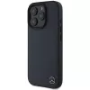 Mercedes-Benz MEHMP16X23RBGVV iPhone 16 Pro Max 6,9 inch Navy Hardcase su MB Wood Imitation Leather ir MagSafe