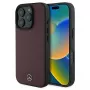 Mercedes-Benz MEHMP16X23RBARR Hardcase for Apple iPhone 16 Pro Max 6,9 inch Red Textured and Plain Leather MagSafe