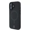 Mercedes-Benz MEHMP16S23RCMK Kietas Dėklas, skirta iPhone 16 6,1 inch, Juoda, Lygi Oda, MagSafe