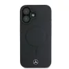 Mercedes-Benz MEHMP16M23RCMK iPhone 16 Plus 6,7 inch Black Hardcase Smooth Leather MagSafe