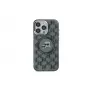 Karl Lagerfeld KLHMP16SHMCKMHK iPhone 16 6.1 Black IML Monogram Karl & Choupette Head MagSafe Case
