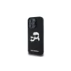 Karl Lagerfeld KLHMP16XSKCHPPLK iPhone 16 Pro Max 6.9 Black Hardcase Silicone Double Heads Print MagSafe