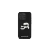 Karl Lagerfeld KLHMP16XSKCHPPLK iPhone 16 Pro Max 6.9 Black Hardcase Silicone Double Heads Print MagSafe