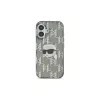 Karl Lagerfeld IML Karl Head Electroplated Case, skirta iPhone 16 (juoda)