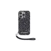 Karl Lagerfeld Zebra With Cord Case, skirta iPhone 16 Pro, violetinė