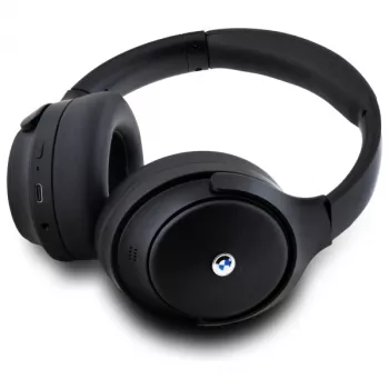 BMW Over-Ear Bluetooth ausinės su aktyviu triukšmo slopinimu, juodos, metaliniai logotipai