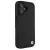 BMW BMHMP16S23RDDK iPhone 16 6,1 inch Black Hardcase Sign Leather Diamond Metal Logo MagSafe