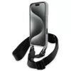 BMW BMHCP16S23PSCCG iPhone 16 6,1 inch Grey Hardcase M Edition Carbon Stripe & Strap