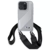 BMW M Edition Carbon Stripe & Strap Hard Case, skirta iPhone 16 Pro Max 6,9 colio, pilka