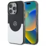 Mercedes-Benz MEHMP16L23HBIGK Hardcase Double Layer BiColor MagSafe, skirta iPhone 16 Pro 6,3 inch, juoda/sidabrinė