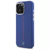 MERCEDES-BENZ MEHMP16X23SUMRV iPhone 16 Pro Max 6.9 Navy Blue Hardcase Silicone Red Stripe MagSafe