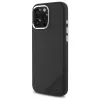 Mercedes-Benz MEHMP16X23SUGDK iPhone 16 Pro Max 6,9 inch Black Silicone Hard Case with Tonal Logo Wood Pattern MagSafe
