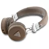 Guess Grained Classic Round Shape Wireless Bluetooth Over-Ear Headphones su ENC, Ruda