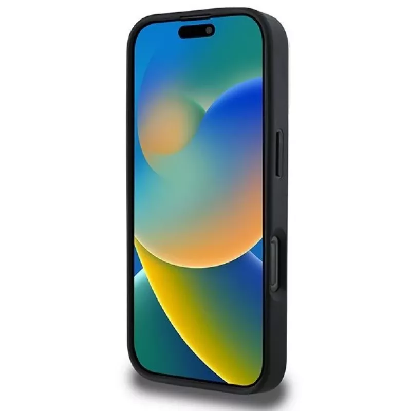 DKNY DKHMP16XPCPVSLK Kietas Dėklas Šachmatų Raštas MagSafe, Skirtas iPhone 16 Pro Max 6.9, Juodas