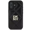 DKNY DKHCP16SPQDSLK Quilted Stack Logo Back Cover, skirta Apple iPhone 16 6,1 inch - juoda