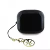Guess Glossy Effect Printed Classic Logo & Charm TWS Bluetooth Ausinės su Įkrovimo Dėklu (Juodos)