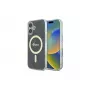 Guess GUHMP16SH4STK Kietasis dėklas, skirtas Apple iPhone 16, 6,1 colio, juodas, IML, 4G, MagSafe