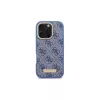 Guess GUHMP16LU4GPRB iPhone 16 Pro 6,3 col. mėlynas kietas dėklas 4G Logo Plate MagSafe