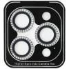 Guess BP Rhinestone 2-in-1 Screen and Camera Lens Protector Set for Apple iPhone 16 Pro Max - sidabrinis