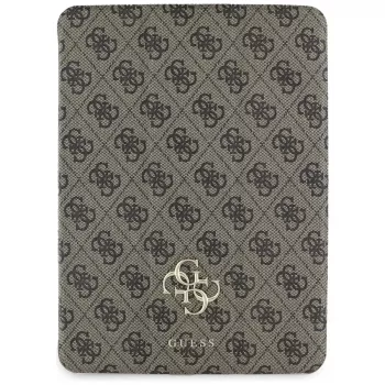 Guess GUFC11PM24PS4SGW iPad Pro 11 M4 2024 / M5 2025 Brown Magnetic 4G Big Logo Folio Case