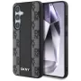 DKNY Odinis languoto rašto dėklas su MagSafe, skirtas Samsung Galaxy S25, juodas