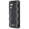 DKNY Odinis languoto rašto dėklas su MagSafe, skirtas Samsung Galaxy S25, juodas