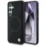 BMW Leather Half Textured MagSafe Case for Samsung Galaxy S25 Black