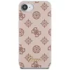 Guess Peony Script Logo MagSafe dėklas, skirtas iPhone 16e / 17e, ruda spalva