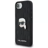 Karl Lagerfeld Monogram Karl Head Pin Case, iPhone 16e/17e, juoda