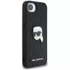 Karl Lagerfeld Monogram Karl Head Pin Case, iPhone 16e/17e, juoda