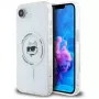 KARL LAGERFELD IML Metal Choupette Head MagSafe Case for iPhone 16e / 17e White