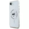 KARL LAGERFELD IML Metal Choupette Head MagSafe Case for iPhone 16e / 17e White