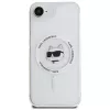 KARL LAGERFELD IML Metal Choupette Head MagSafe Case for iPhone 16e / 17e White