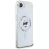 KARL LAGERFELD IML Metal Choupette Head MagSafe Case for iPhone 16e / 17e White