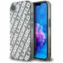 KARL LAGERFELD IML Repeat Logo Dėklas, skirtas Apple iPhone 16e / 17e - Sidabrinis