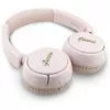 Guess Metal Logo Script belaidės Bluetooth 5.3 ausinės ant ausų (rožinės spalvos)