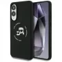 KARL LAGERFELD Silicone Double Heads and Circle MagSafe Case, Samsung Galaxy S25 Edge, Juoda