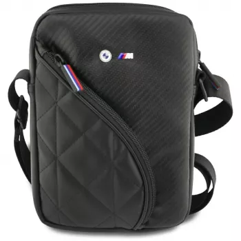 BMW Carbon Pockets & Metal Logo 8 Black Smartphone Pouch