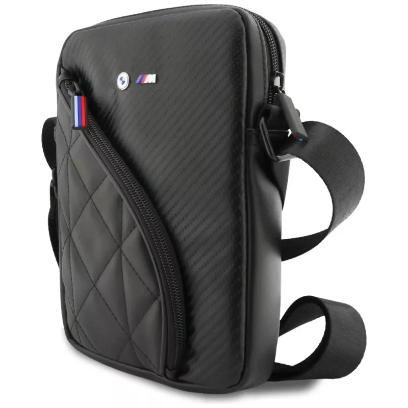 BMW Carbon Pockets & Metal Logo 8 Black Smartphone Pouch