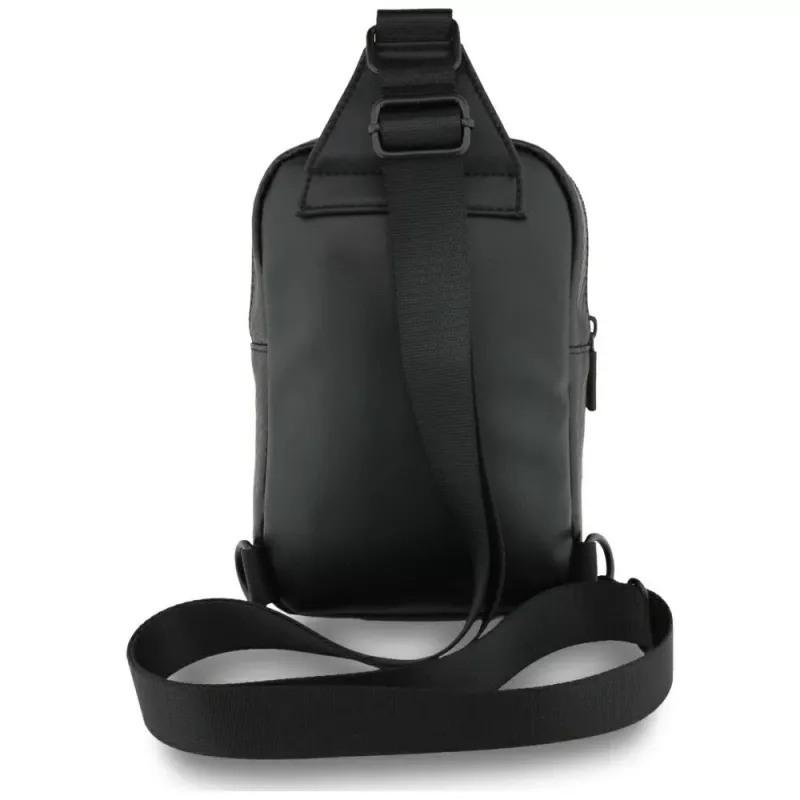 BMW CarbonPocket & Metal Logo Crossbody Phone Bag Black