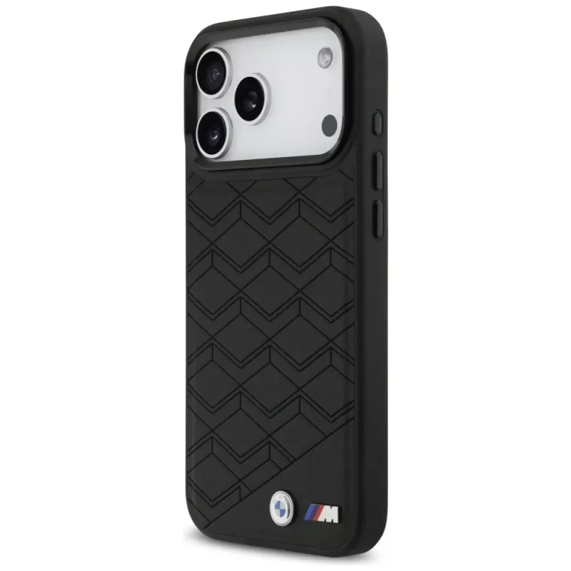 „BMW“ BMW M Shape Logo MagSafe dėklas, skirtas „Apple iPhone 17 Pro Max“, juodas
