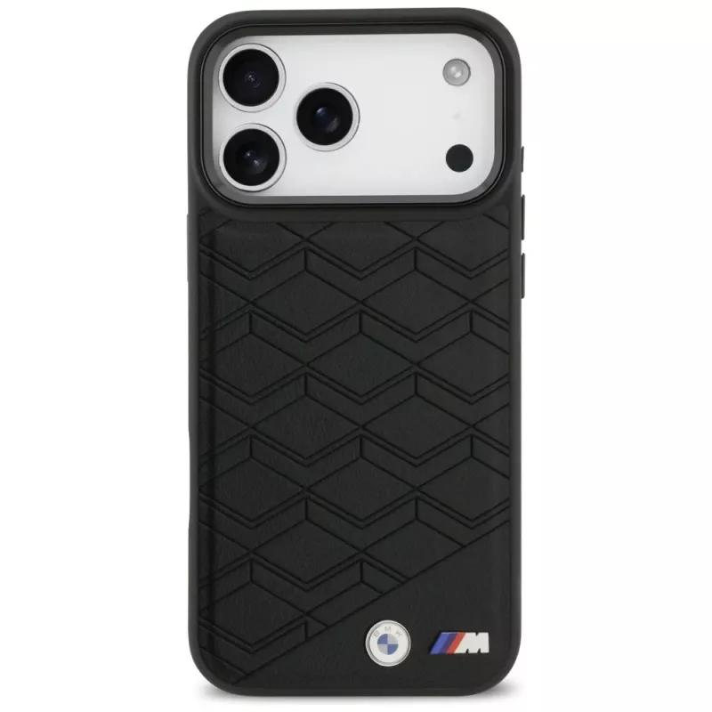 „BMW“ BMW M Shape Logo MagSafe dėklas, skirtas „Apple iPhone 17 Pro Max“, juodas