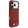 BMW M Series Metal Logo MagSafe Back Cover for Apple iPhone 17 Pro, Red