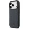 Mercedes Leather Laurel Leaves Stripes MagSafe Case for iPhone 17 Pro Blue